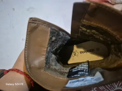 Botines marrones con diseño trenzado - miniatura 3