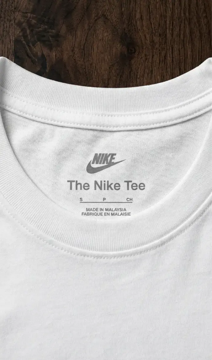 Polera blanca Nike Swoosh - 2