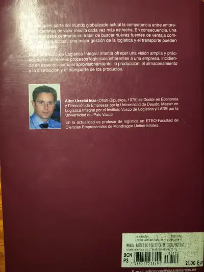 Manual de logística integral Aitor Urzelai - miniatura 2