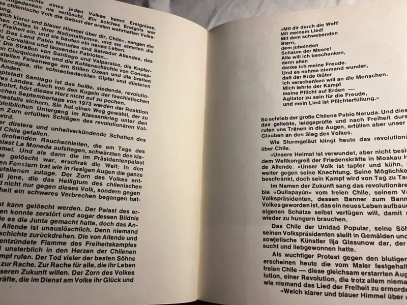 Libro 'Le chant du Chili', Víctor Jara, A. Parra - 6