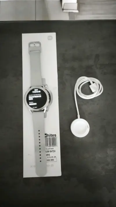Smartwatch Xiaomi S3 gris con cargador - miniatura 1