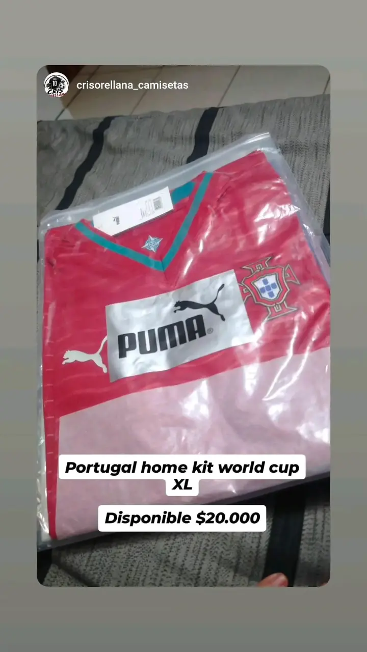 Camiseta Portugal Puma Roja XL