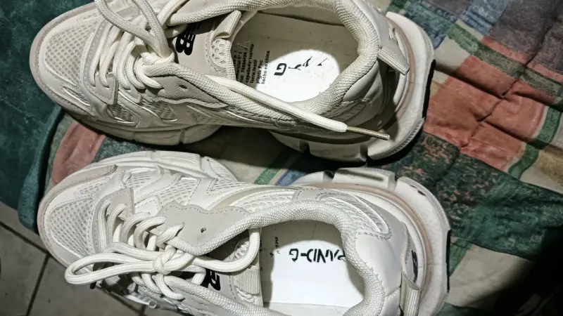 Zapatillas deportivas blancas tipo NB, talla 39 - 5