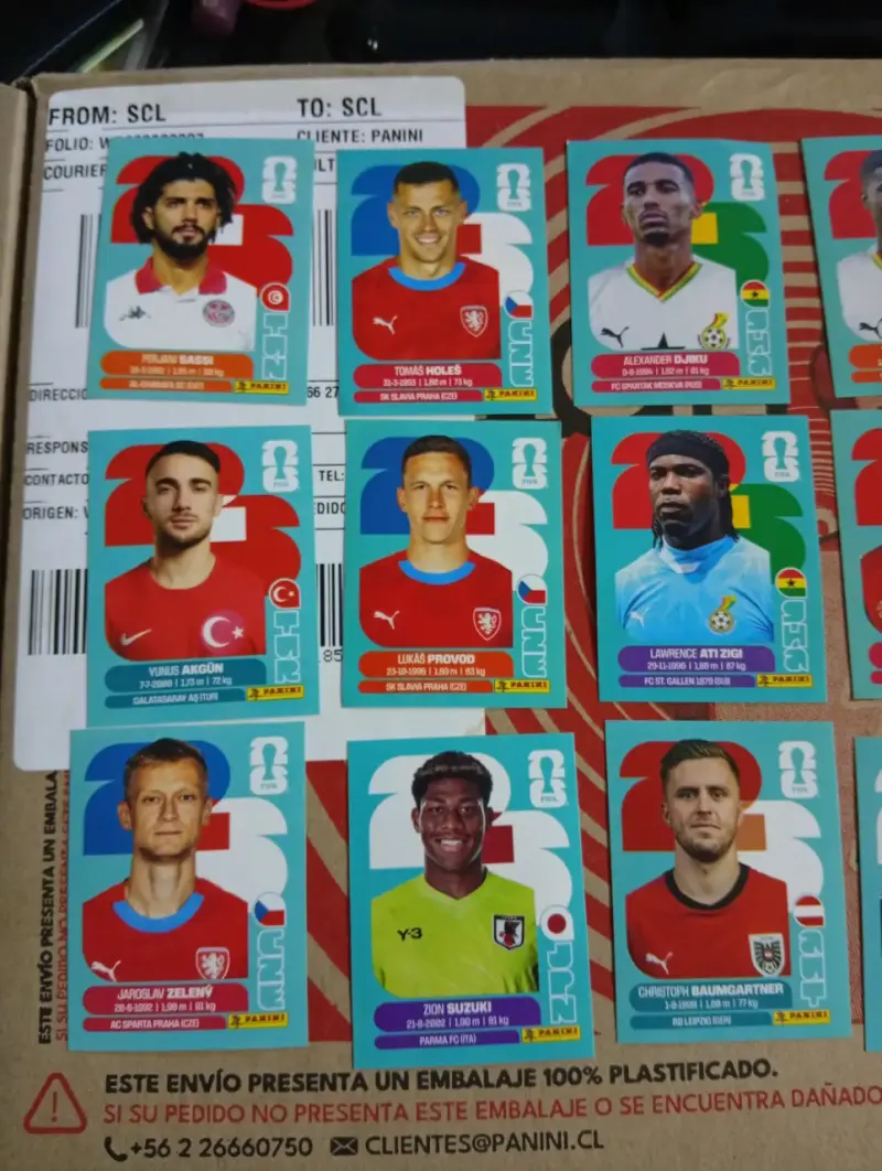 Cartas Oficial Panini Copa del Mundo - 3