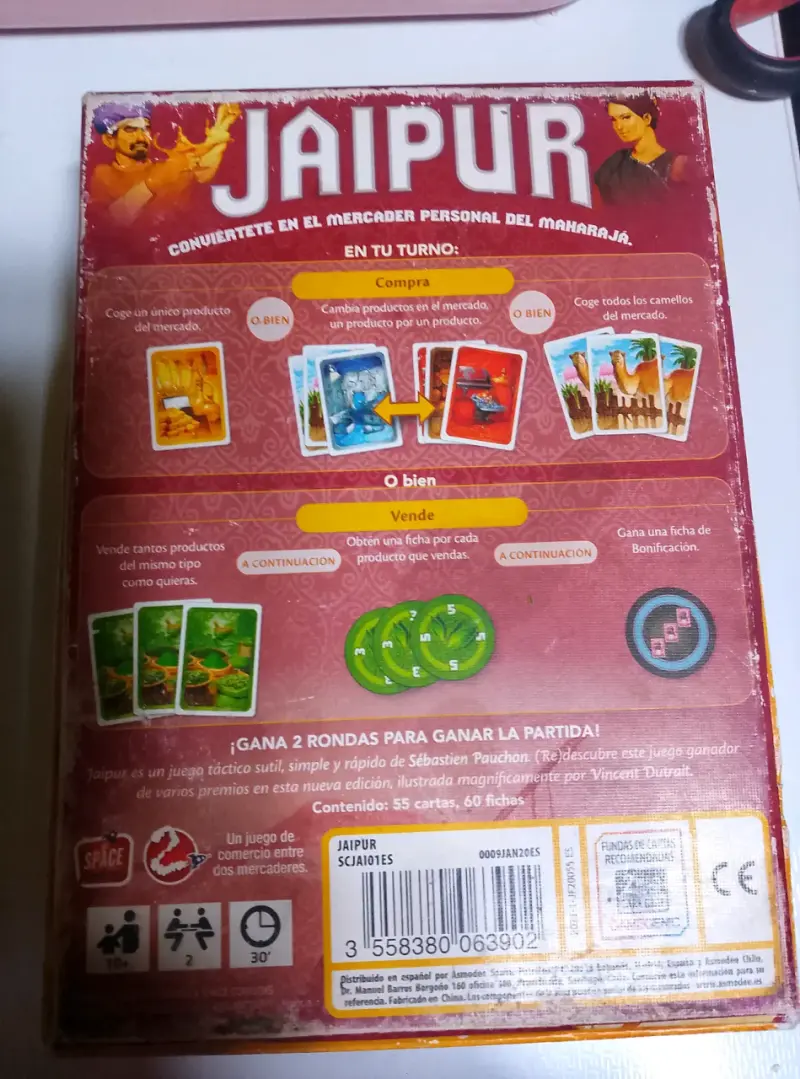 Juego de mesa Jaipur - 2