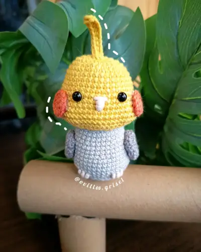 Amigurumi Ninfa (ave) - miniatura 2