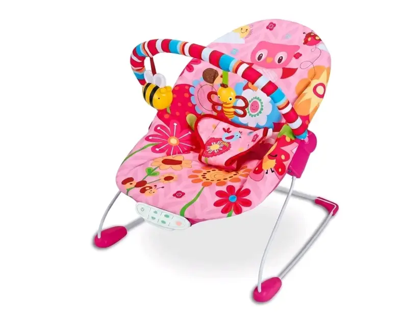 Silla mecedora para bebé estampada - 1