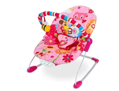 Silla mecedora para bebé estampada - miniatura 1