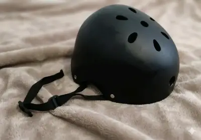 Casco negro de protección - miniatura 1