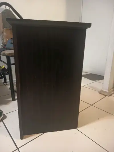 Velador negra de madera - miniatura 4