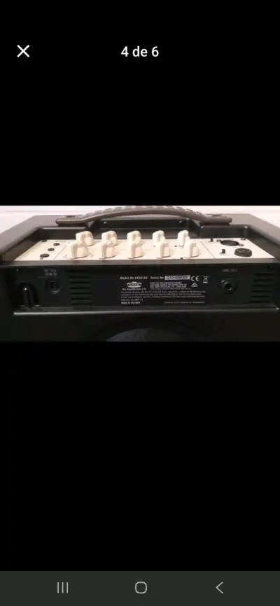Amplificador VOX con micrófono Shure - miniatura 5