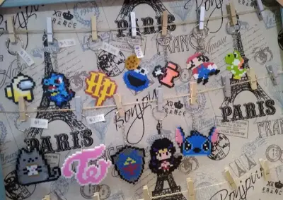 Llaveros pixel art a pedido - miniatura 1