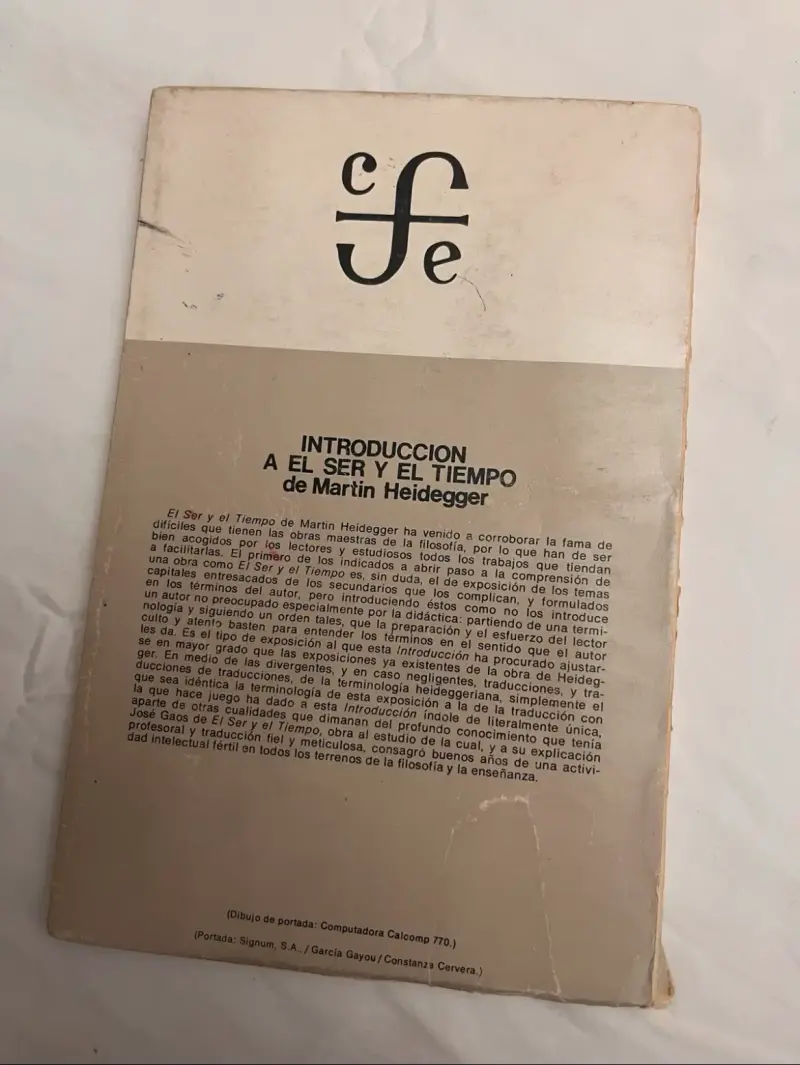 Introducción a El Ser y el Tiempo de Heidegger - 2