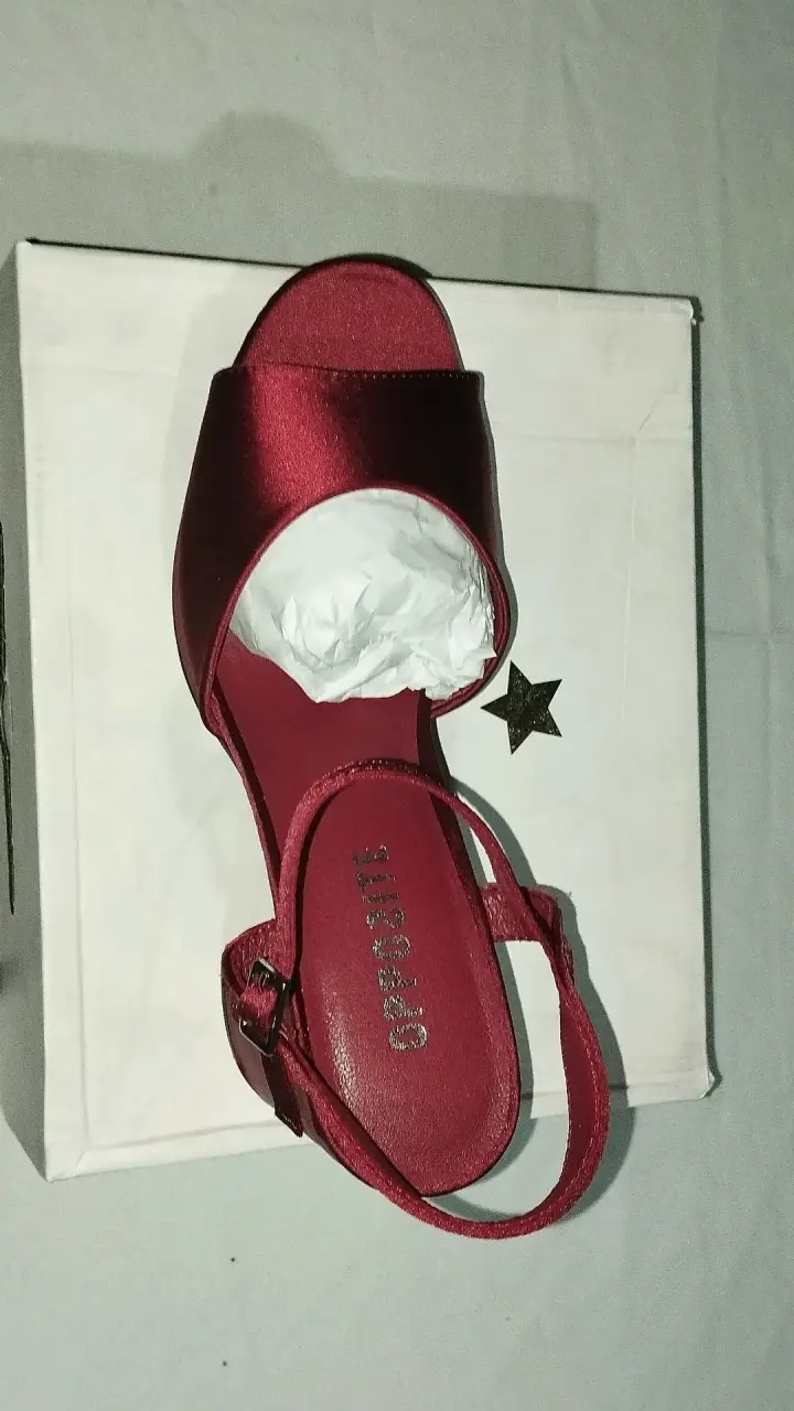 Sandalias rojas talla 39 - 2