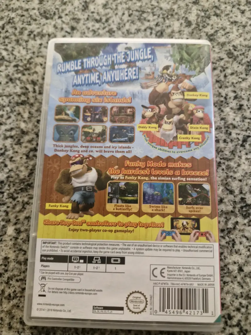 Donkey Kong Country Tropical Freeze Switch - 2
