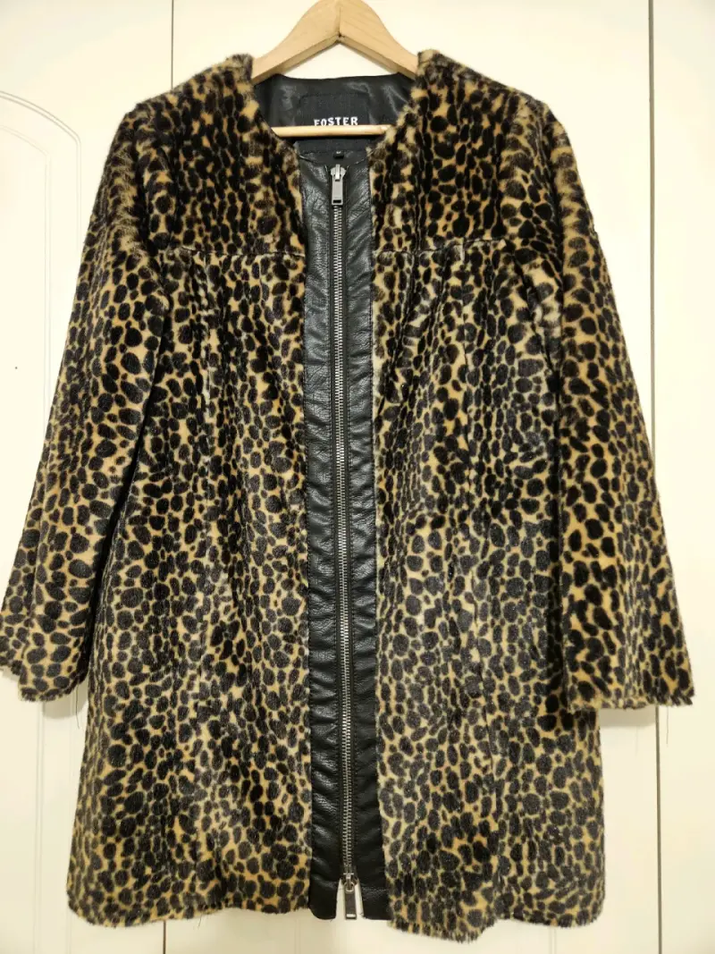 Abrigo animal print Foster - 1