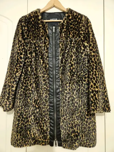 Abrigo animal print Foster - miniatura 1