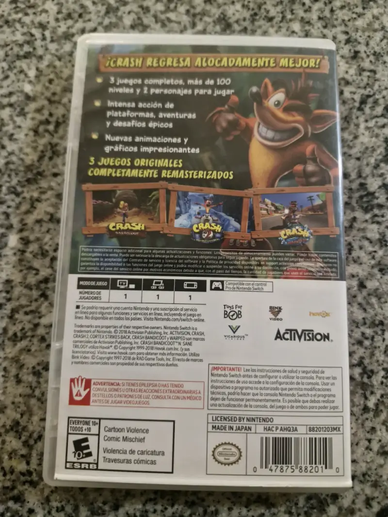 Crash Bandicoot N. Sane Trilogy Switch - 2