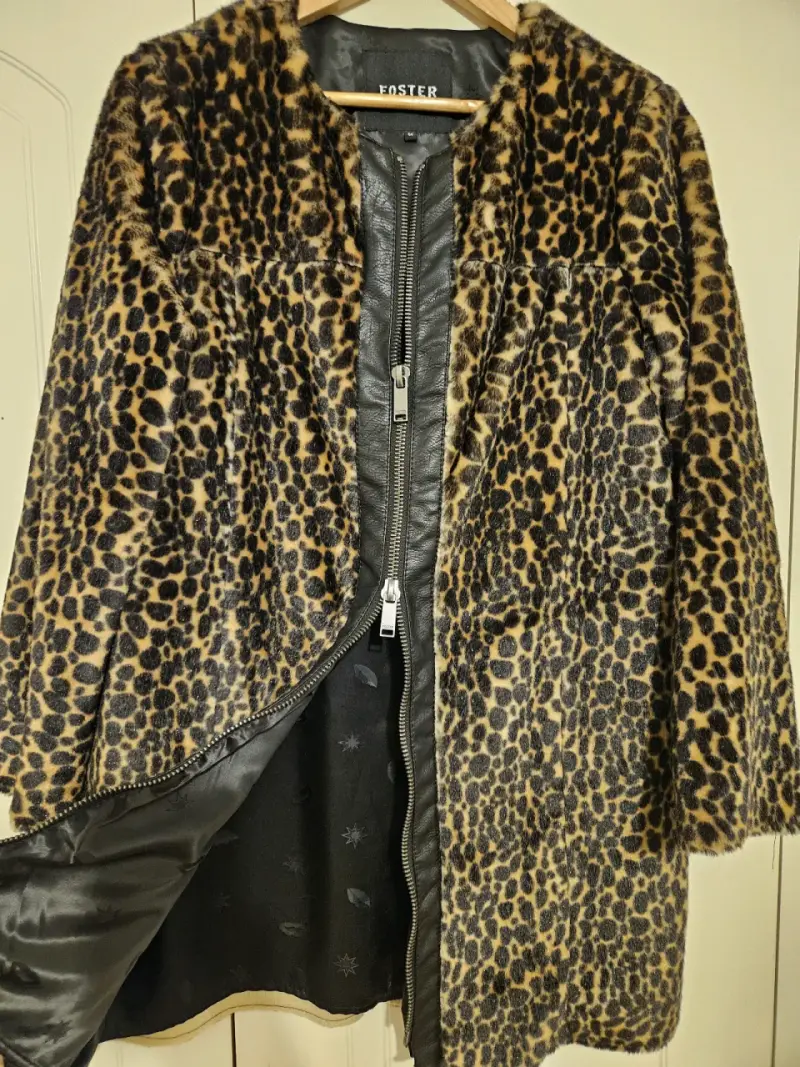 Abrigo animal print Foster - 3