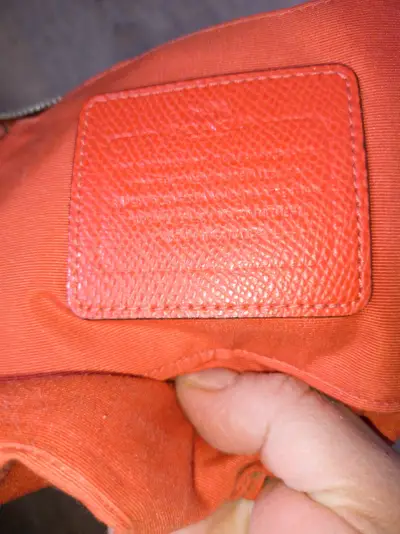 Cartera Coach beige con logo - miniatura 7