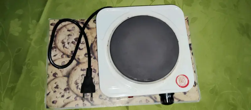 Cocina eléctrica portátil blanca - 1