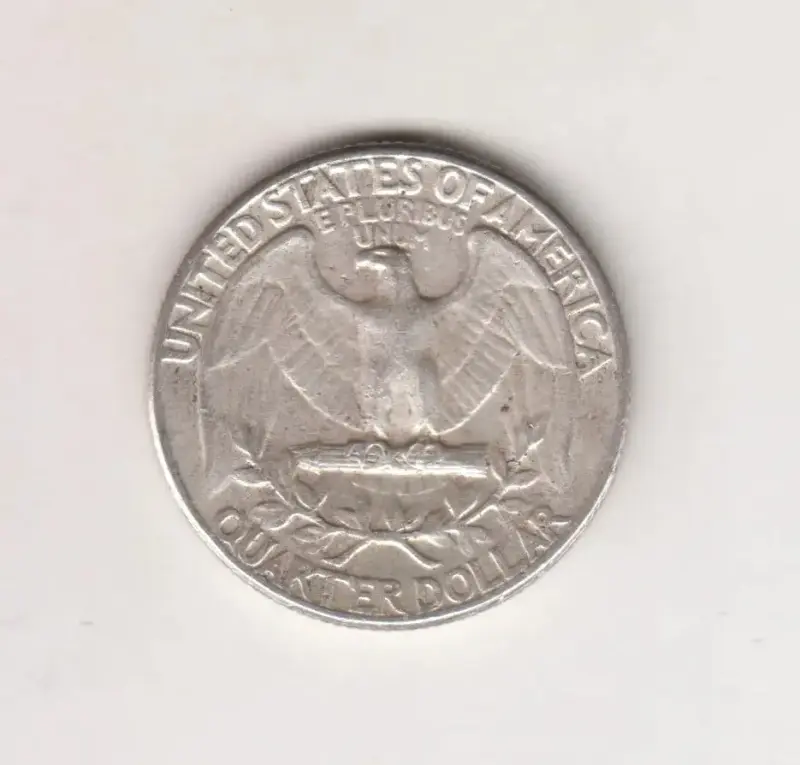 Moneda Estados Unidos 25 Cts 1964 Plata - 2