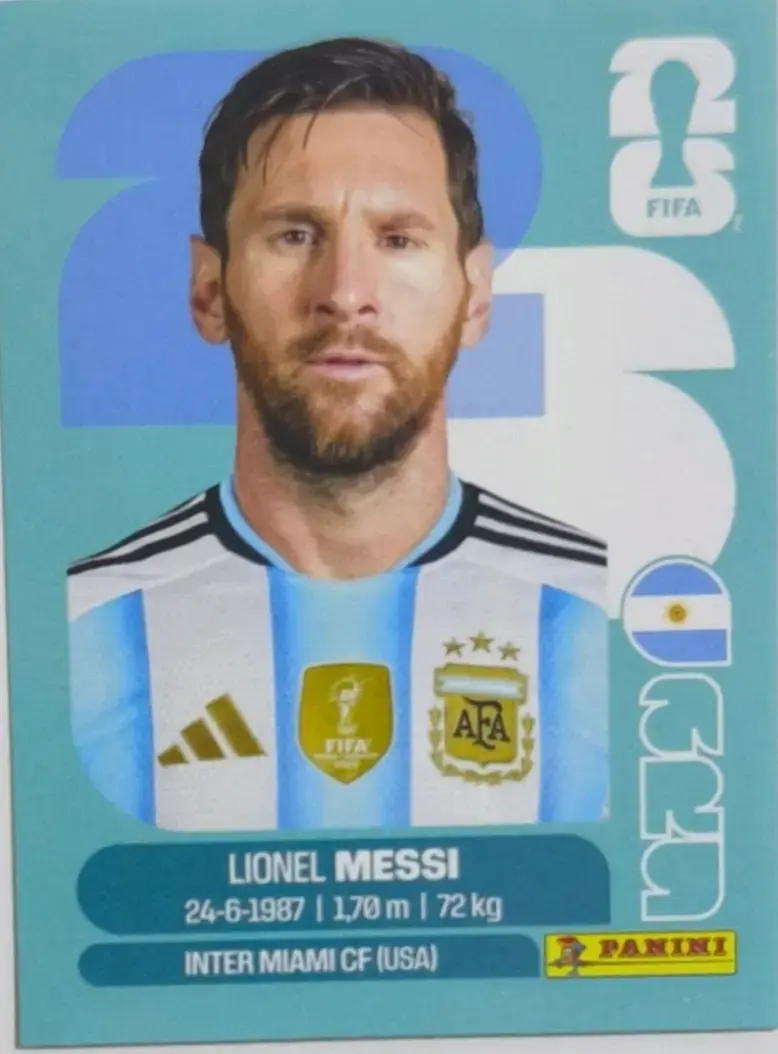 Messi Panini 2026