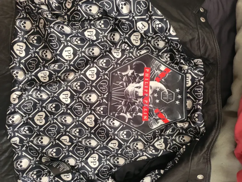 Chaqueta de cuero negro - 4