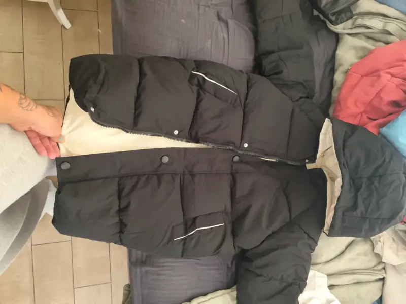 Chaqueta acolchada negra - 2