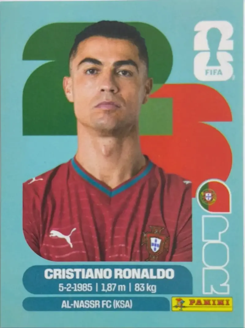 Cr7 Lámina Panini 2026