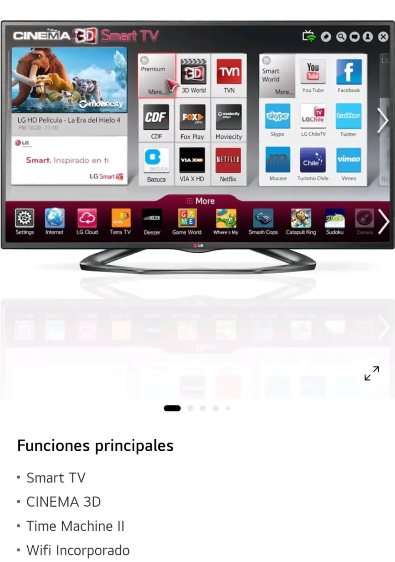 Smart TV LG 3D con Wifi - 1
