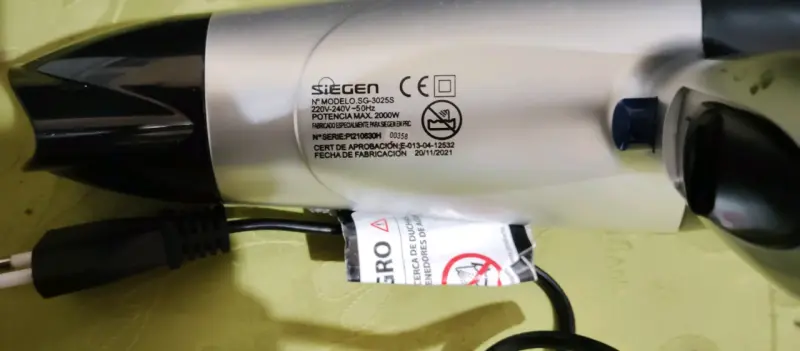 Secador de pelo Siegen gris - 2