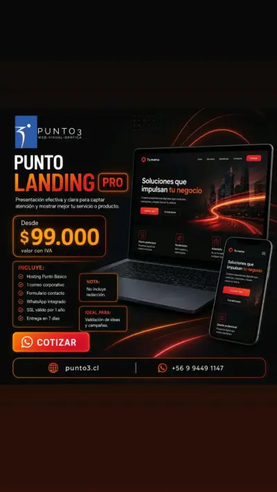 DISEÑO WEB PROMOCIONAL - miniatura 3