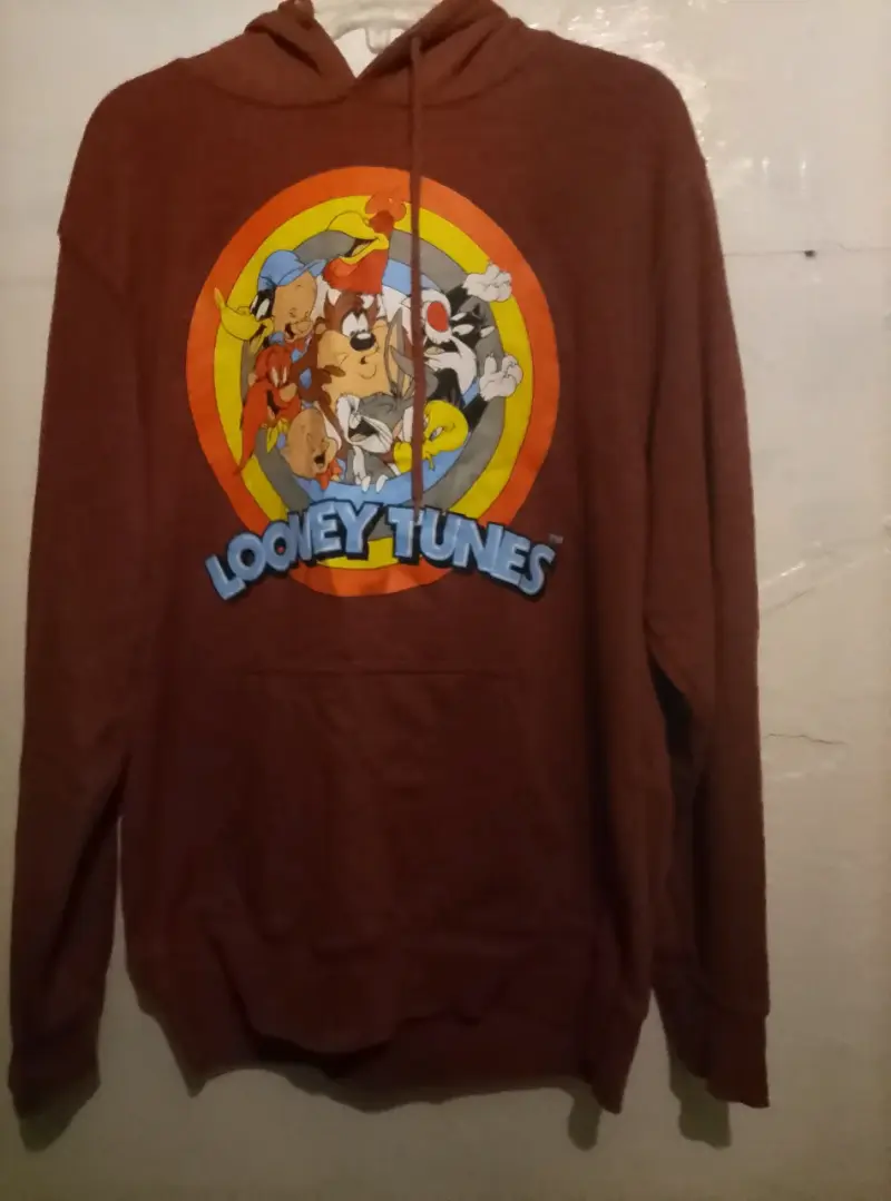 Polerón Looney Tunes marrón - 1