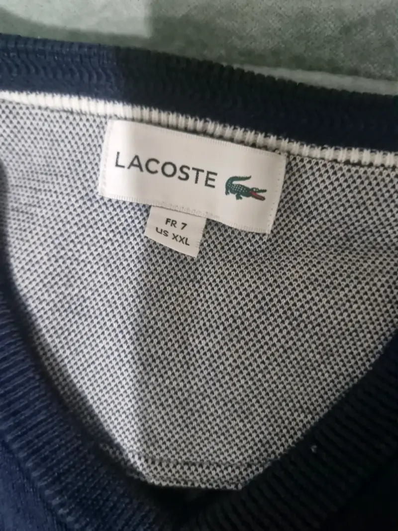 Suéter azul Lacoste de hombre - 2