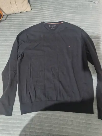 Sueter negro masculino Tommy Hilfiger - miniatura 1