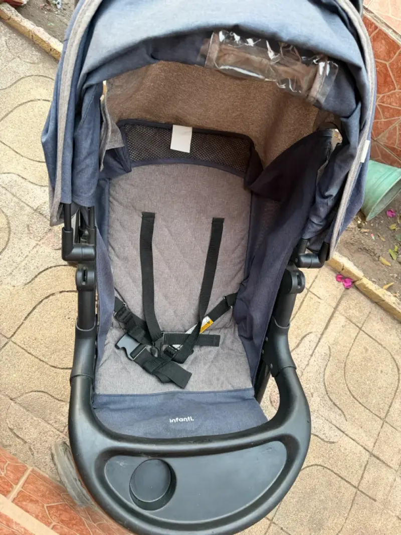 Coche de bebé+huevito+silla para comer - 2