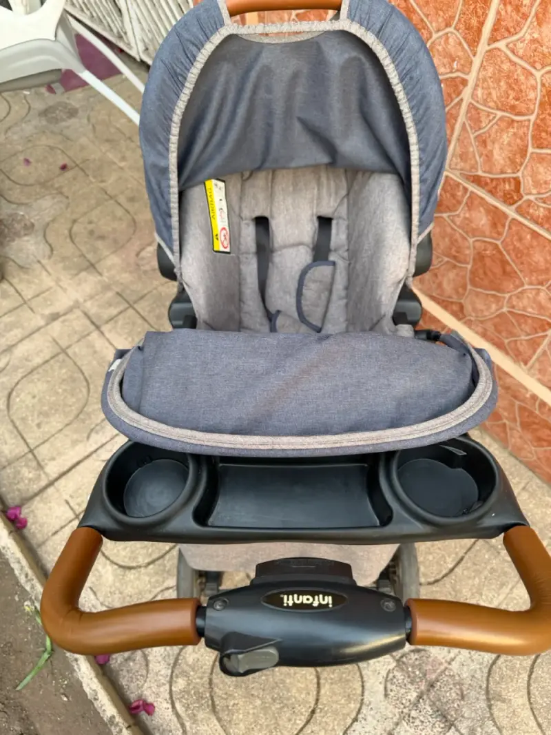 Coche de bebé+huevito+silla para comer - 3