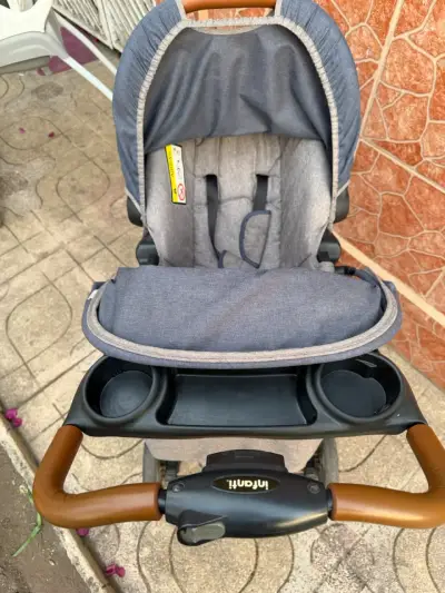 Coche de bebé+huevito+silla para comer - miniatura 3