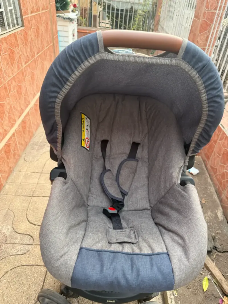 Coche de bebé+huevito+silla para comer - 5