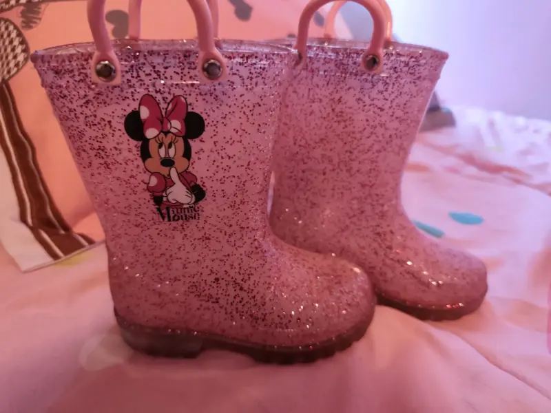 Botas de lluvia Minnie rosadas 24 - 1