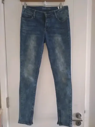 Pantalones de mezclilla azul - miniatura 1