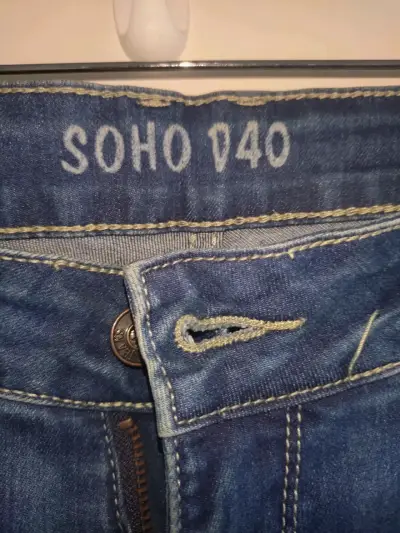 Pantalones de mezclilla azul - miniatura 5