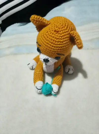 Perro amigurumi tejido a crochet - miniatura 1