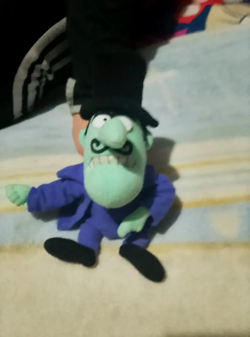 Peluche personaje clásico azul