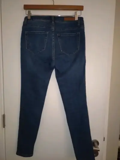 Jeans azul con banda lateral - miniatura 4