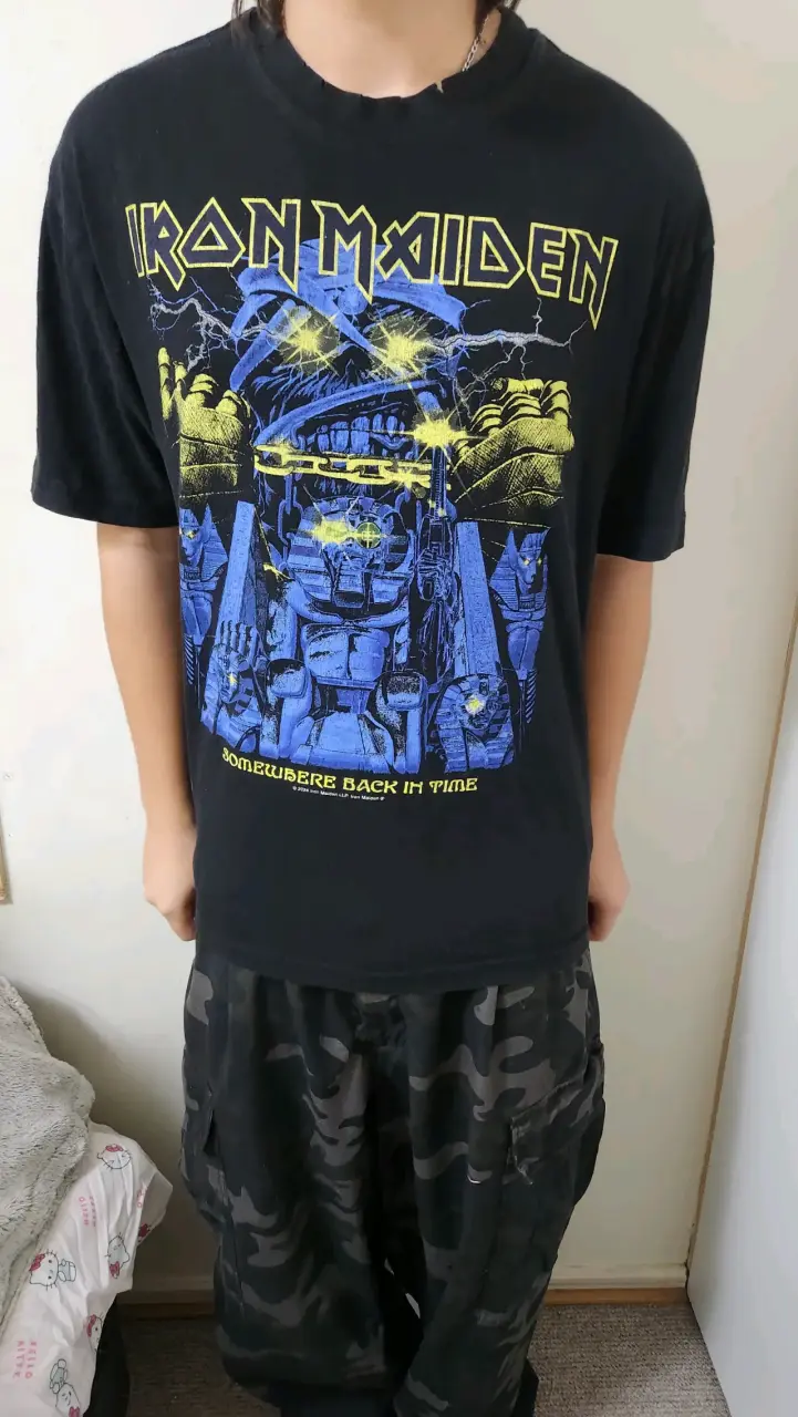 Polera Iron Maiden negra - 1