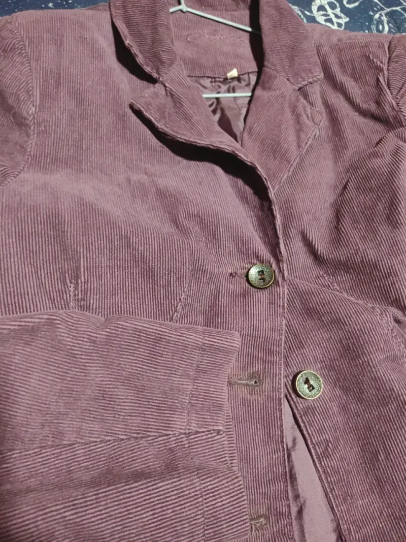Blazer de pana rosa - 3