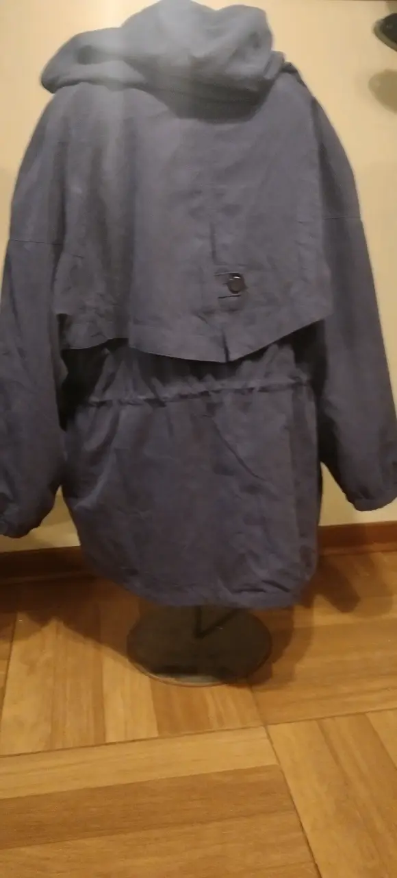 Anorak azul con capucha - 2