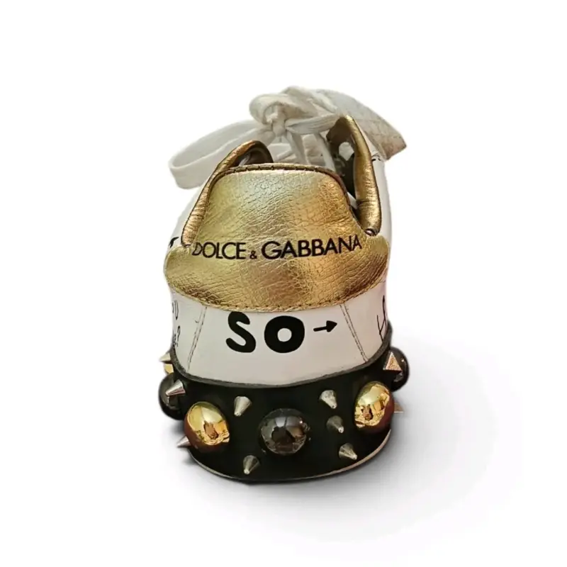 Zapatilla Dolce&Gabanna blanca con diseño gráfico - 3